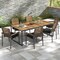 Set of 2 Square Waterproof Seat Chair Cushions Perfect for Dining Chairs or Patio Chairs